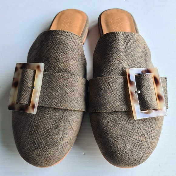 Walnut Melbourne Meadow Slide On Mules Size 39 - Picture 3 of 6